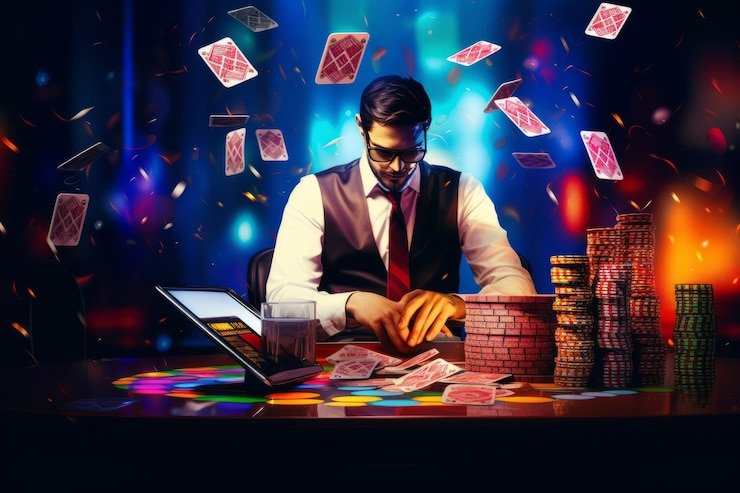 Mobile phone showing Togel Online interface with number selection and live draw results